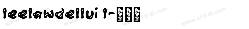 leelawdellui l字体转换